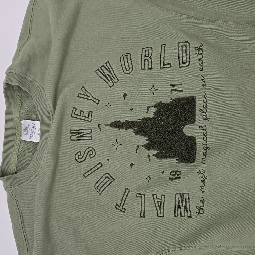 Walt Disney world green sweater XS - Picture 2 of 9